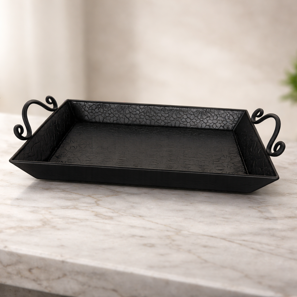 BANDEJA METAL NEGRO