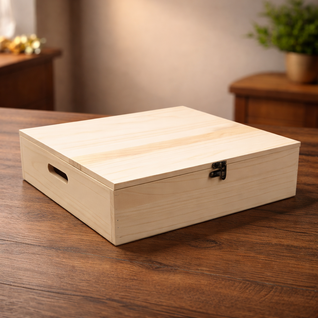 CAJA VINO MADERA 3 BOT.