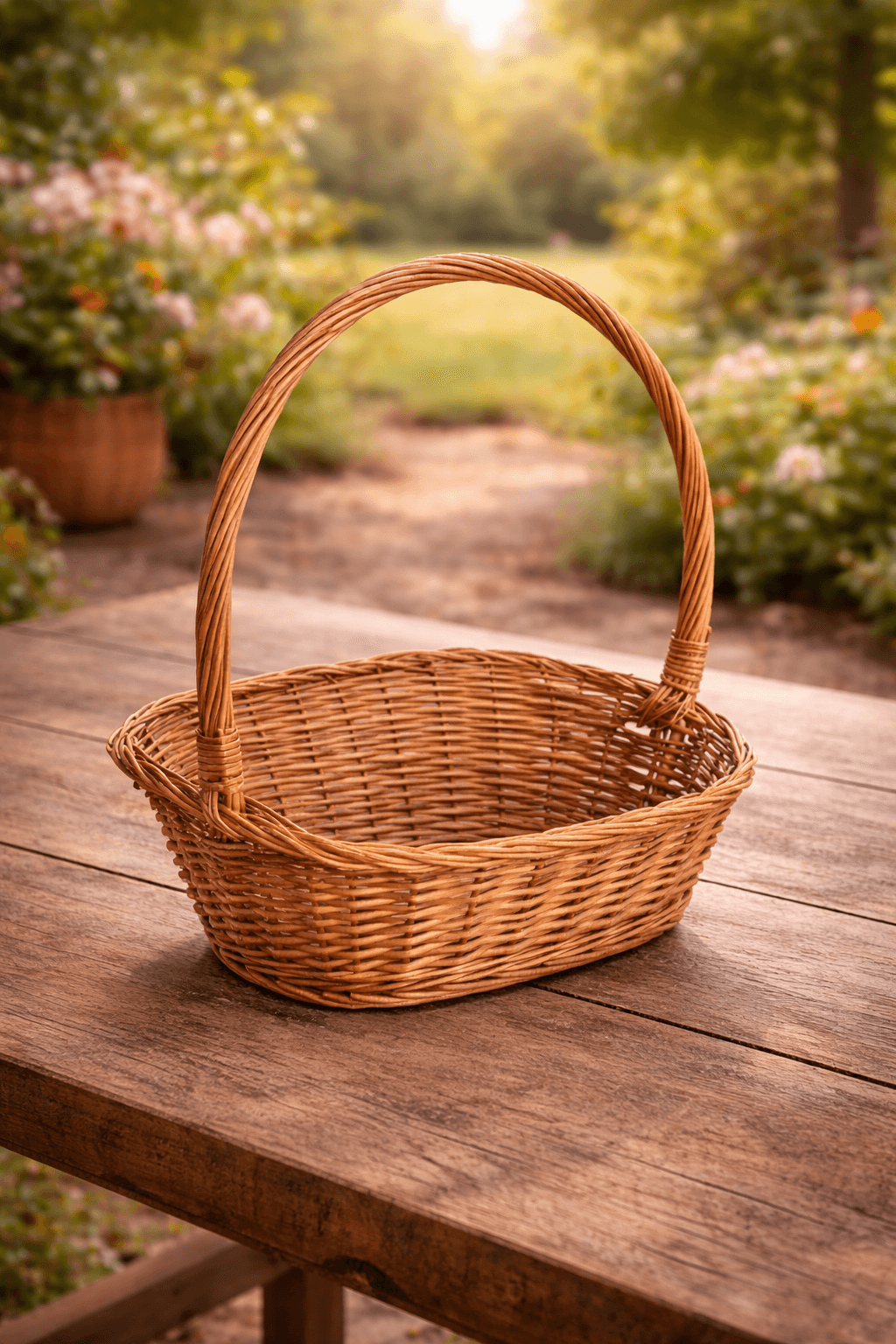 CESTA EXPOSITOR NOGAL