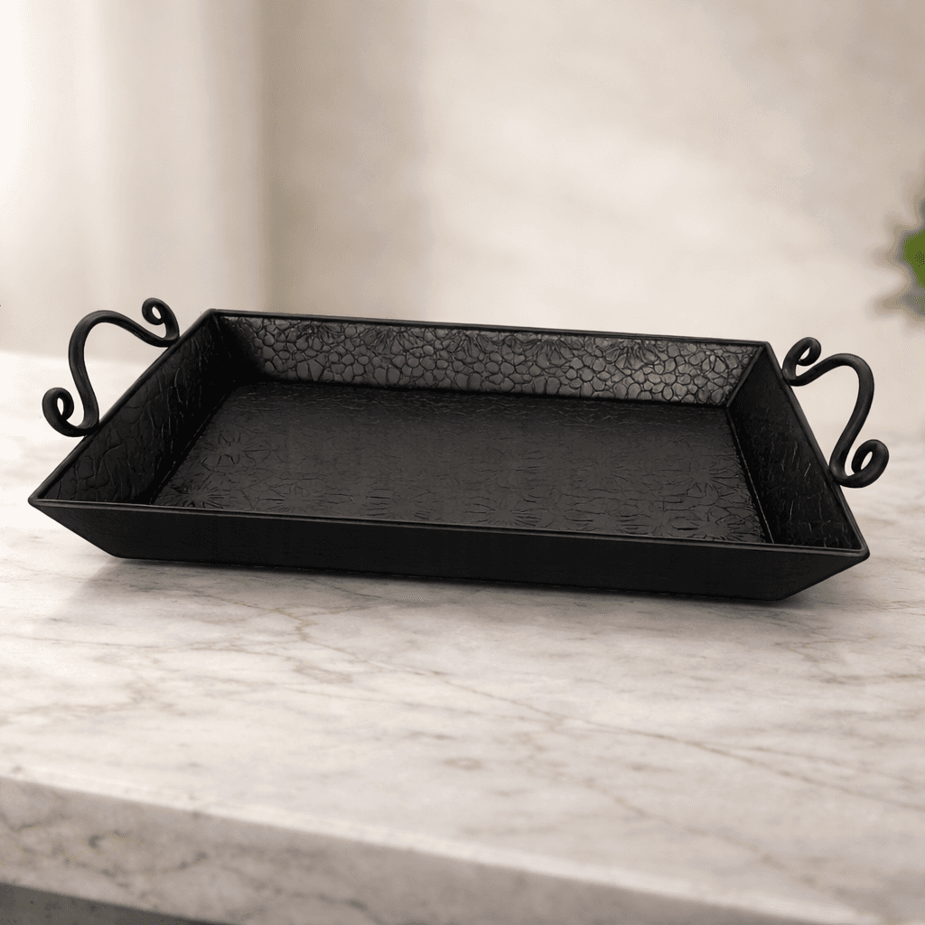 BANDEJA METAL NEGRO
