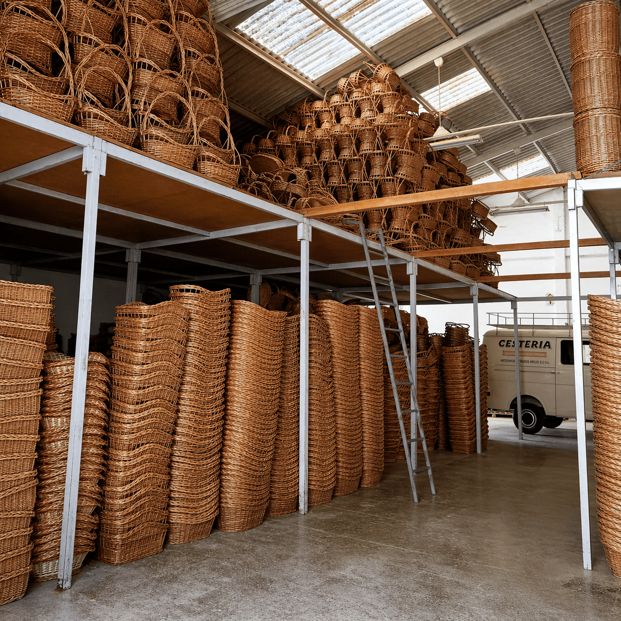 Taller modernizado de Cestería Vicent